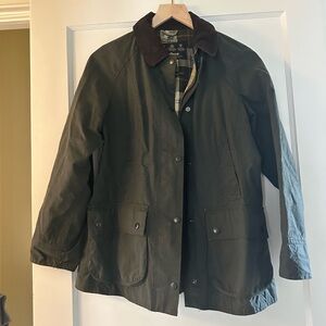 BARBOUR BEADNELL CLASSIC WAXED JACKET | SIZE: US4 | Sage
